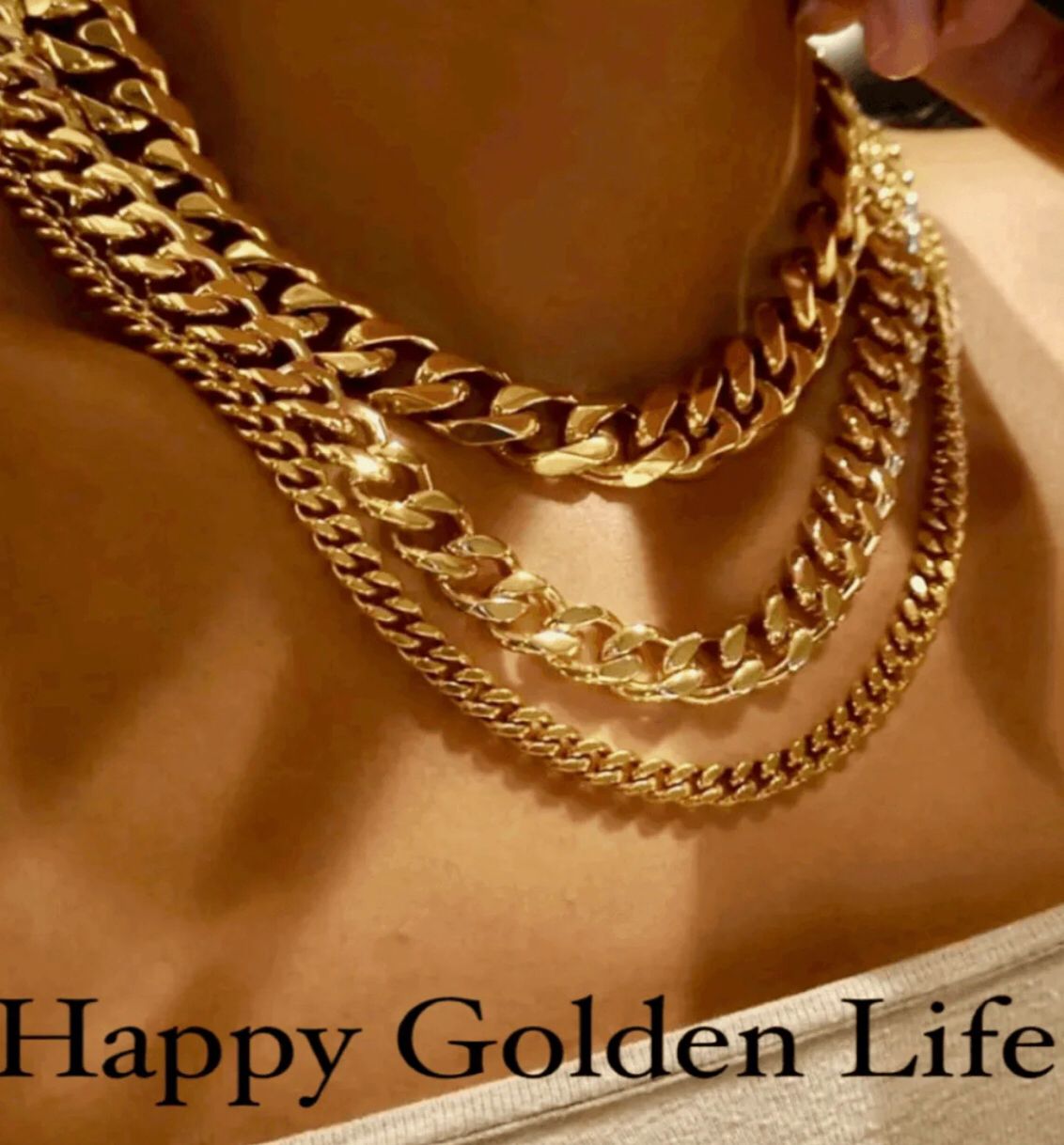 18K Gold Chunky Chain Necklace - MASON CHUNKY CHAIN™